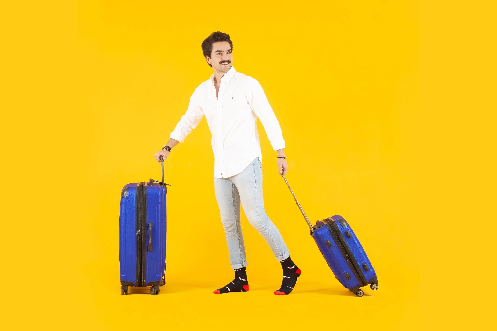 Calcetines Estampados para Viajar