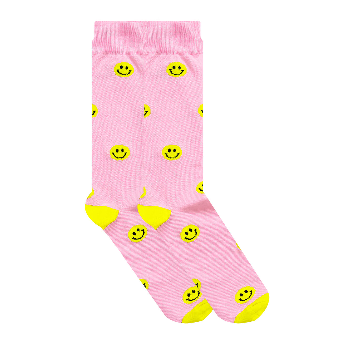 Carita Feliz Rosa Calcetines Divertidos